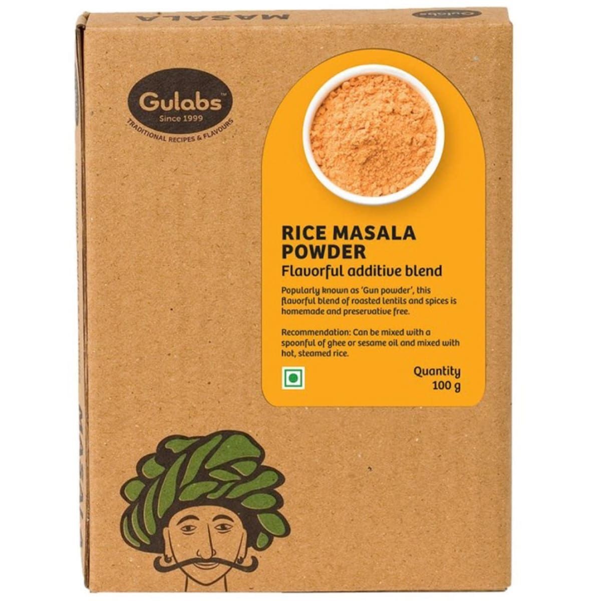 Gulabs Rice Masala Powder    Box  100 grams